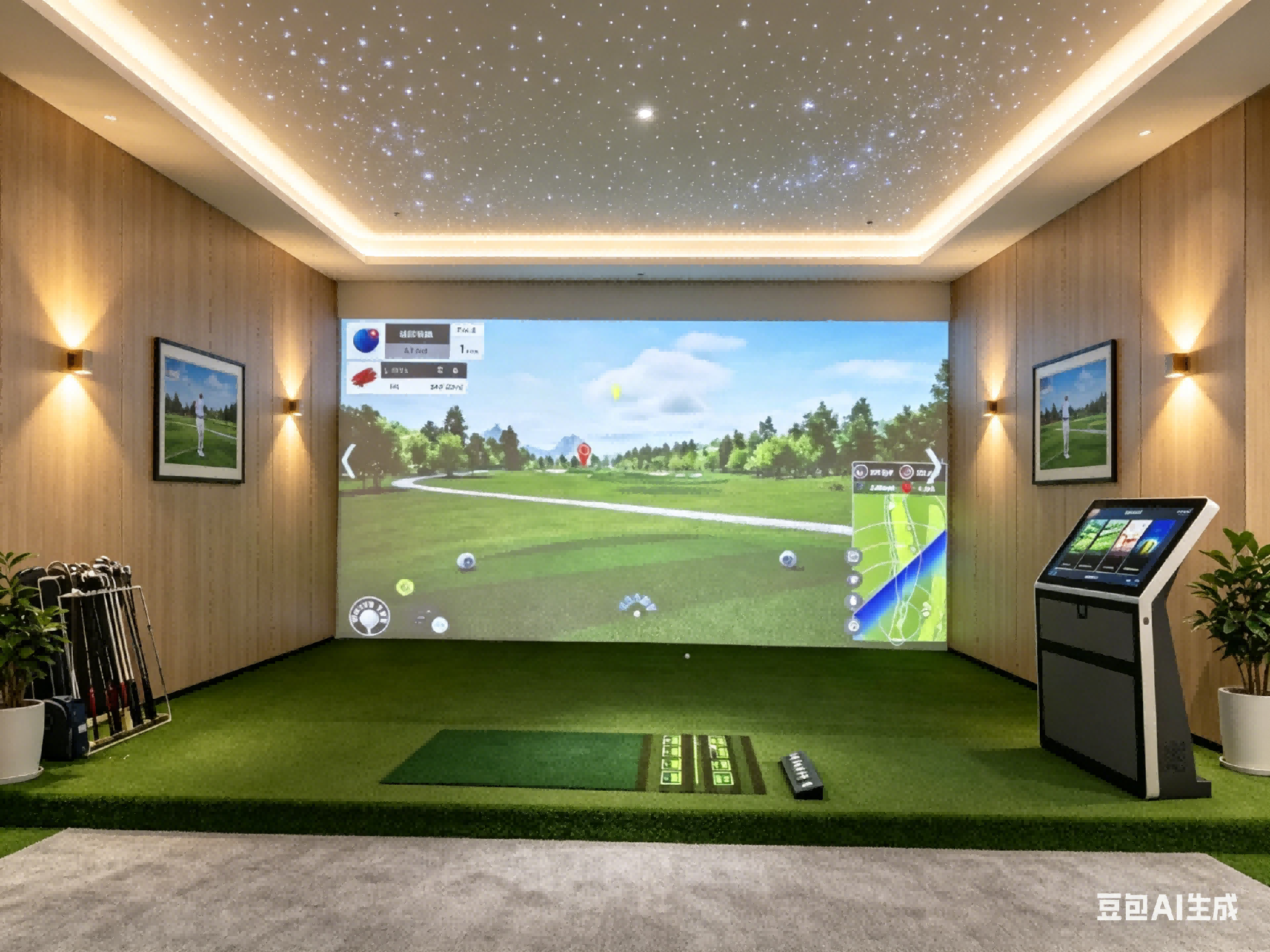 Embedded Golf Simulator All-in-One 6